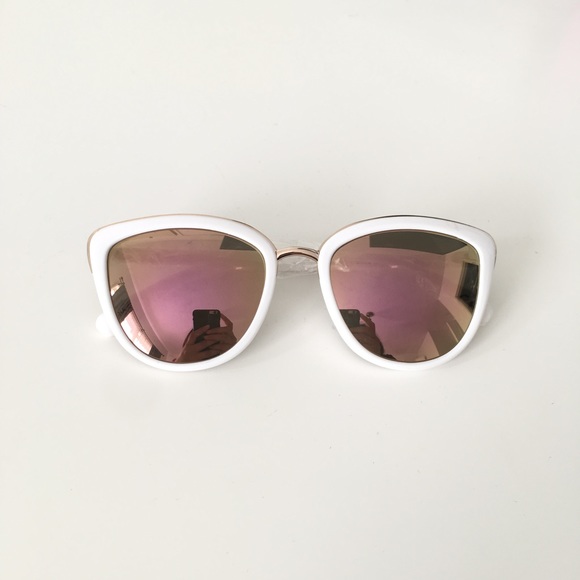Accessories - SOLD. White Cat Eye Sunnies